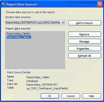 Report date table
